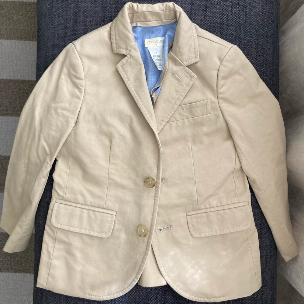 Crewcuts khaki blazer